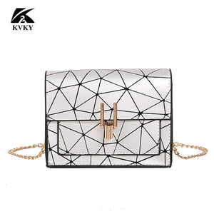 Crossbody Bag for Women Chain Shoulder Bag Wild Print Small Square Bag