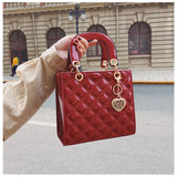 High Patent Leather Women's Handbag Chain Shoulder Messenger Bag