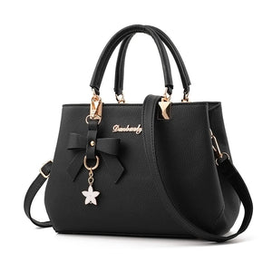 Sweet Plum Bow Shoulder Bag for Women