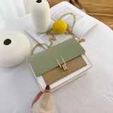 Women Bags PU Leather Crossbody Clutch Purse Chain Strap Handbags