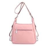 Waterproof Nylon Shoulder Bag Multi-pocket Messenger Bag