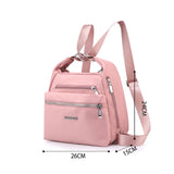Waterproof Nylon Shoulder Bag Multi-pocket Messenger Bag