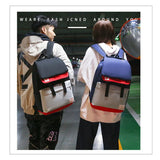 Stitching Backpack for Kids Girls Boys Student Travel Bolsa Escolar