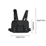 Hip Hop Streetwear Chest Rig Waist Bag Compact Cross Shoulder Bag