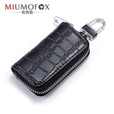 Leather Key Wallet Men & Women Car Key Bag Key Chain Key Case Ladies Housekeeper