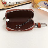 Leather Key Wallet Men & Women Car Key Bag Key Chain Key Case Ladies Housekeeper