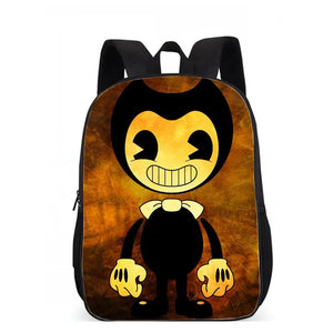 Bendy and The Ink Machine Backpack Kids School Bags Bookbag Bags