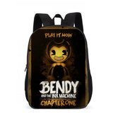 Bendy and The Ink Machine Backpack Kids School Bags Bookbag Bags