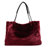 Hot Ladies Plush Handbags Large Capacity Pure