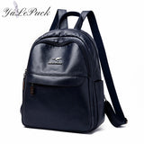 Women Leather Backpacks Shoulder Bag High Capacity for Travel