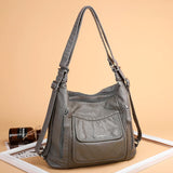 Vintage Soft Large Capacity Leather Tote Bag