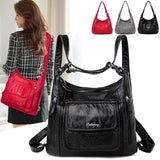 Vintage Soft Large Capacity Leather Tote Bag
