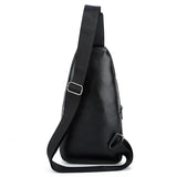 Men's Sports Chest Bag Crossbody Black/Brown XZ-100