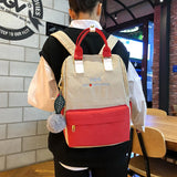 Women Backpack Waterproof Nylon Travel Backpacks Zipper Schoolbag