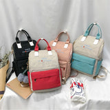 Women Backpack Waterproof Nylon Travel Backpacks Zipper Schoolbag