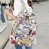 Graffiti Backpack for Junior School Students