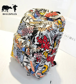 Graffiti Backpack for Junior School Students