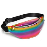 Gradient Sequined Shoulder Chest Bag