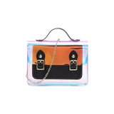 Double Buckle Sequined PVC Jelly Crossbody Shoulder Bag
