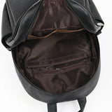Leather Ladies Travel Backpack Casual Large Capacity Bagpack