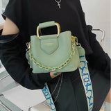 Classic PU Leather Crossbody Bag for Women