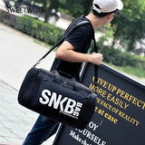 Men Women Gym Bag Sneaker Shoes Compartment Waterproof Duffel Bags