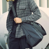 Men's Nylon Travel Bag Large Capacity Luggage Lightweight Casual Shoulder Tote
