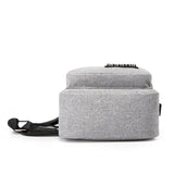 Men's Travel Crossbody Chest Bag USB Charging Headphone Plug Messenger