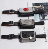 Diamond Rhinestone Waist Belt with Money Bag Fanny Pack