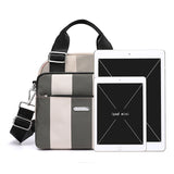 Lady Crossbody Shoulder Bag Lightweight Nylon Waterproof Stripe