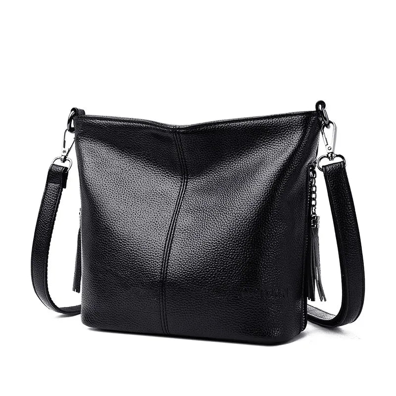 Women's Crossbody Bag Flap Leather Shoulder Bag