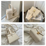 Women's Summer Casual Messenger Bags Mini Shoulder Bags Solid Small Square Bag