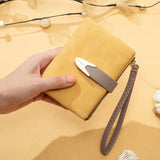 Women's Leather Wallet Engraved with Name Zipper Purse