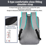 15.6 inch Laptop USB Backpack School Bag Rucksack Anti Theft Male Travel Daypack
