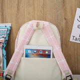 Canvas School Bag For Teen Girls High Student Women Book Bags