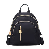 Women Nylon Mini Backpack for School Girl Travel Bags