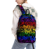 Arrival LGBT 3D Printed Student Backpack Laptop Bag