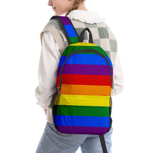 Arrival LGBT 3D Printed Student Backpack Laptop Bag