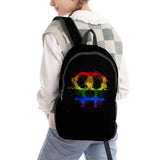 Arrival LGBT 3D Printed Student Backpack Laptop Bag