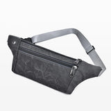 Men PU Leather Waist Bag Money Phone Fanny Pack Vintage
