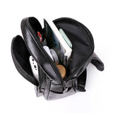 Studded Leather School Backpack for Teen Girls, Small Travel Shoulder Bag