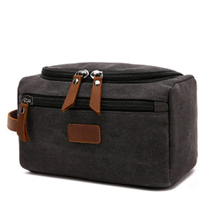 Canvas Toiletry Bag Men Women Travel Make UP Cosmetic Pouch Bags Case Organizer