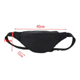 Canvas Waist Bag Unisex Chest Bag Casual Travel Fanny Pack Banana Pocket