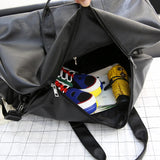 Casual PU Leather Travel Duffel Bag Large Capacity Men Messenger Handbags
