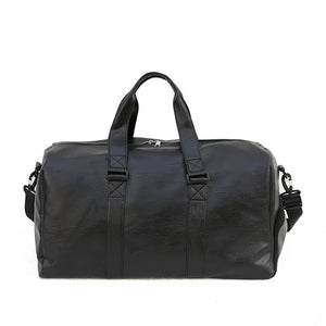 Casual PU Leather Travel Duffel Bag Large Capacity Men Messenger Handbags