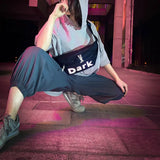 Casual Waist Bag Phone Pouch Hip Hop Chest Bag Reflective Strip Belt Pack