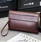 Men Large Capacity Clutch Briefcase Youth Envelope Bag