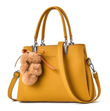 Fur Ball Pendant Bag Shoulder Bag Handbag Women Bag