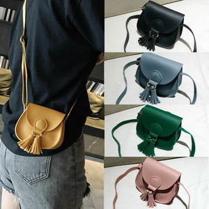Kids Small Shoulder Bag 7 Colors PU Leather Waist Bag Crossbody Handbags