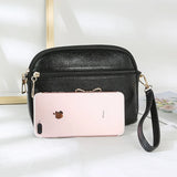 Soft PU Leather Ladies Messenger Bag Large Capacity Single Shoulder Handbag